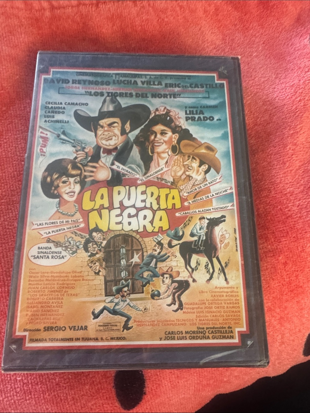 La Puerta Negra Vintage Movie Poster Print - Bold Multicolor